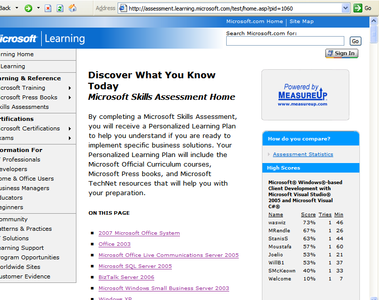 C# desktop programming assessment